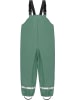 Normani Outdoor Sports Baby Regenhose mit Hosenträgern in Dunkelgrün