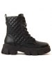 Montevita Boots Plateau-Ankle-Boot Marine in Schwarz