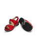 VITAFORM Nubukleder Sandalen in erdbeere