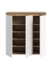 ebuy24 Sideboard Scarpa Weiß 105 x 37 cm
