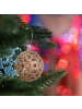 relaxdays 150-tlg. Weihnachtskugeln Set in Champagner