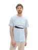 Tom Tailor Print T-Shirt für Herren in blau