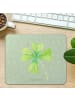 Mr. & Mrs. Panda Mousepad Blume Kleeblatt ohne Spruch in Blattgrün