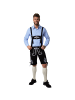 tectake Lederhose Frankenwald in schwarz