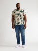 Petrol Industries Plus Size T-Shirt mit Allover-Print ArenaGris in Braun