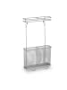 relaxdays Regenschirmständer in Silber - (B)30,5 x (H)54 x (T)15 cm