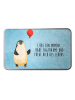 Mr. & Mrs. Panda Aufbewahrungsbox Pinguin Luftballon mit Spruch in Eisblau