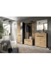 ebuy24 Garderobenmöbel Canu (5-teilig) Eiche 255 x 37 cm