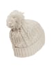 Jack Wolfskin Pompom Beanie in Elfenbein