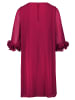 Vera Mont Cocktailkleid mit Rüschen in Dark Raspberry