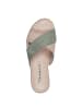 Tamaris Espadrilles Pantoletten in Grün