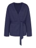 Triumph Morgenmantel Cozy Comfort Robe Top Quilted in BLUE - DARK COMBINATION