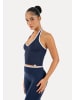 SMILODOX Sport Top Theda in Dunkelblau