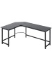 Vinsetto L-förmiger Schreibtisch-L168 x B120 x H75 cm-Schwarz