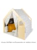 Pinolino 3-tlg. Spielhaus Thilda inkl. Stoffdach mit in brown,motif,white