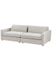 Beliani 3-Sitzer Sofa VINSTRA in Grau/Heller Holzfarbton - (W) 250 x (H) 80 x (L) 125 cm