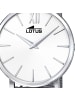 Lotus Analog-Armbanduhr Lotus Smart Casual silber mittel (ca. 38mm)