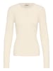 Oxmo Rundhalspullover OXISOLRAY in Beige