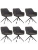 MCW 6er-Set Esszimmerstuhl O47, Grau