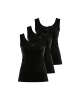 Götzburg Tank-Top 3Er Pack Josselin in schwarz-dunkel-uni