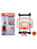 LEAN TOYS Korb für Heimspiel, Basketball-Ballpumpe, verstellbar