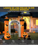 Outsunny Aufblasbarer Halloween Torbogen-325L x 105B x 322H cm-Orange