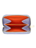 DuDu Up Geldbörse Leder 10 cm in lilac-orange