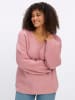 sheego Langarm-Pullover in hortensie-meliert