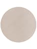 Snapstyle Feinschlingen Velour Teppich Strong Rund in Beige