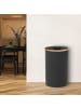relaxdays Pfandflaschen-Sammelbehälter in Schwarz – 100 l