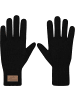 Normani Outdoor Sports Herren Merino Strick-Fingerhandschuhe Malak in Schwarz