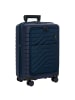 BRIC`s BY Ulisse - 4-Rollen-Kabinentrolley mit Vortasche 55 cm erw. USB in oceano