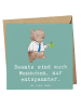 Mr. & Mrs. Panda Deluxe Karte Beamtin Entspannt mit Spruch in Meeresbrise