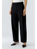 Oui Bundfaltenhose in black
