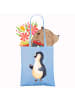 Mr. & Mrs. Panda canvas tasche Pinguin Marienkäfer ohne Spruch in Sky Blue
