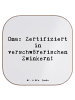 Mr. & Mrs. Panda Untersetzer Glas Spruch Oma Zwinkern mit Spruch in Weiß