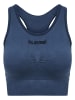 Hummel Hummel Top Hummel First Multisport Damen Dehnbarem Nahtlosen in DARK DENIM