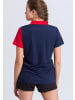 erima 5-C Poloshirt in new navy/rot/weiss