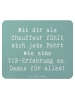 Mr. & Mrs. Panda Mauspad Spruch VIP Chauffeur mit Spruch in Meeresbrise