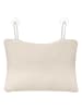 5five Simply Smart Badewannenkissen, Baumwolle, mit Saugnäpfen in Beige, 33 x 22,5 x 11 cm