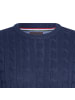 Cappuccino Italia Pullover Adria Kabel in Blau