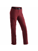 Maier Sports Zip-Hose Nata in Bordeaux431