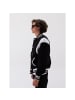 COFI 1453 Basic Jacke Baseballjacke Unisex in Schwarz