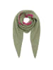 Faera Weicher Schal Dreiecksform in Grün