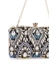 Blonda Women Clutch in Black Multicolor