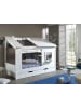 58 aufm Kessel BAUMHAUS Bett Katerine 214x159x105 aus MDF+Massivholz in Weiß