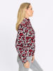 Heine Druck-Shirt in schwarz-rot-bedruckt