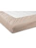 Setex Spannbetttuch Feinbiber Melange in beige