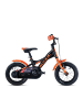 S'COOL Kinderfahrrad - XXlite 12 Zoll 1-Gang | ab 2 Jahre - Black/Orange