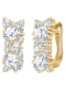 Rafaela Donata Ohrringe aus Sterling Silber mit Zirkonia in gelbgold